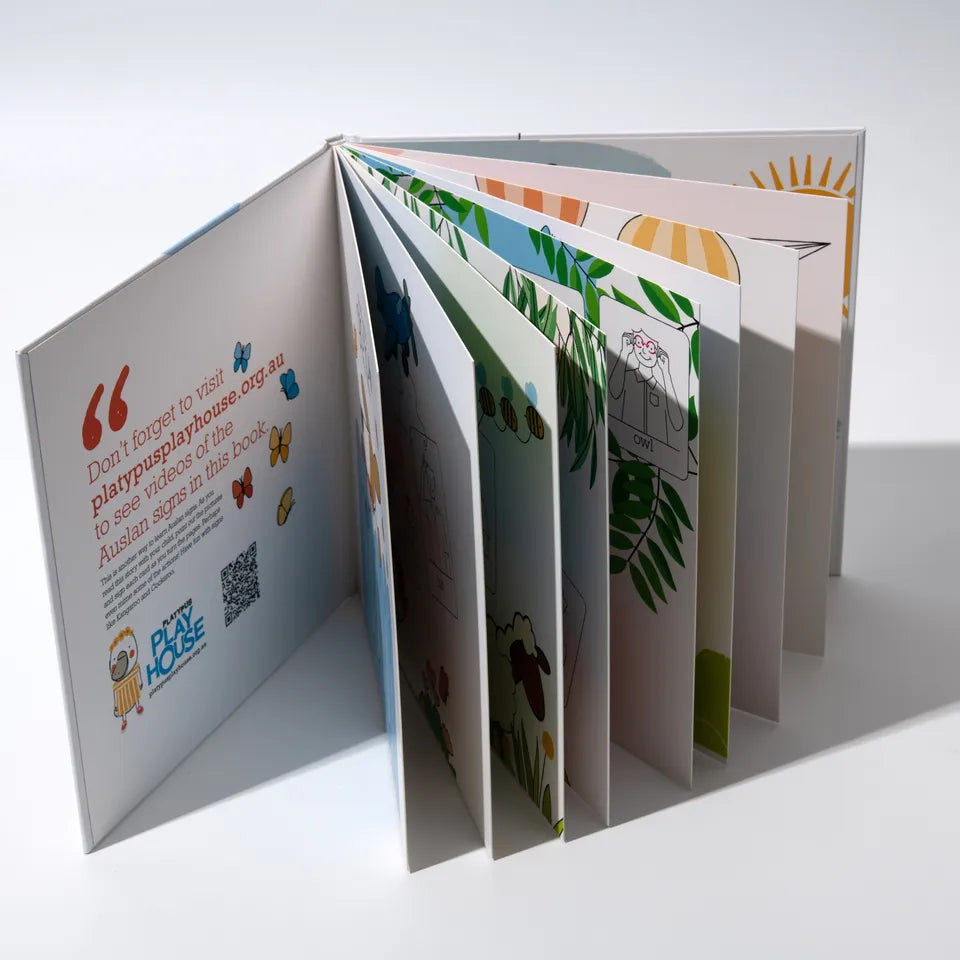 Customize children books printing for early age kids educational cardboard book case bound book