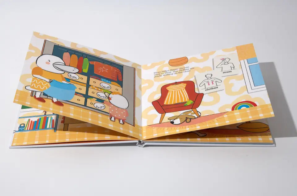 Customize children books printing for early age kids educational cardboard book case bound book