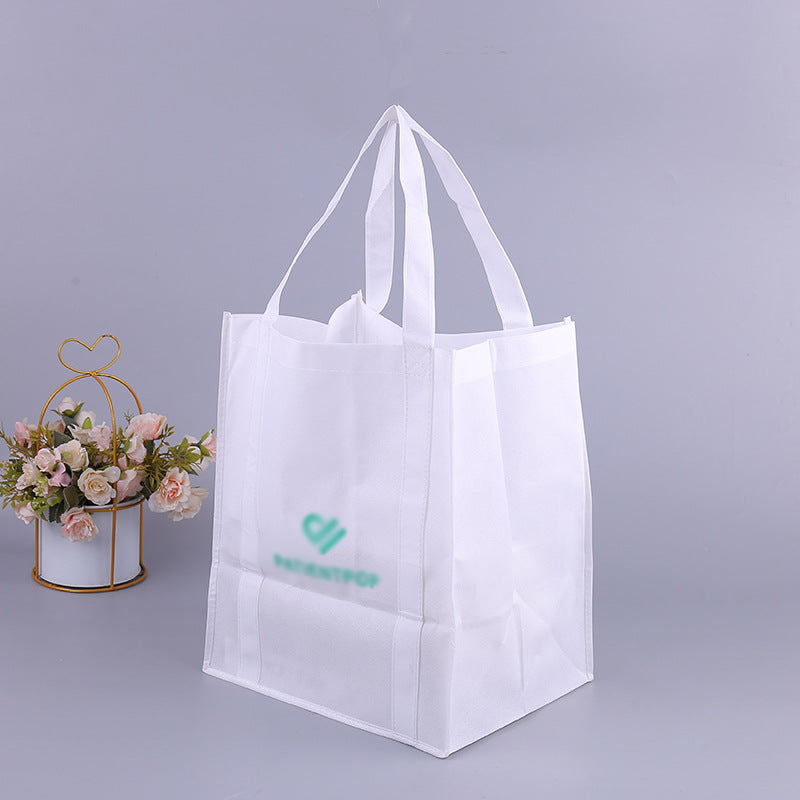 Customized Type PP Carry Bottom Gusseted Vest Polypropylene Lamination Non-Woven Nonwoven Shopping Bag